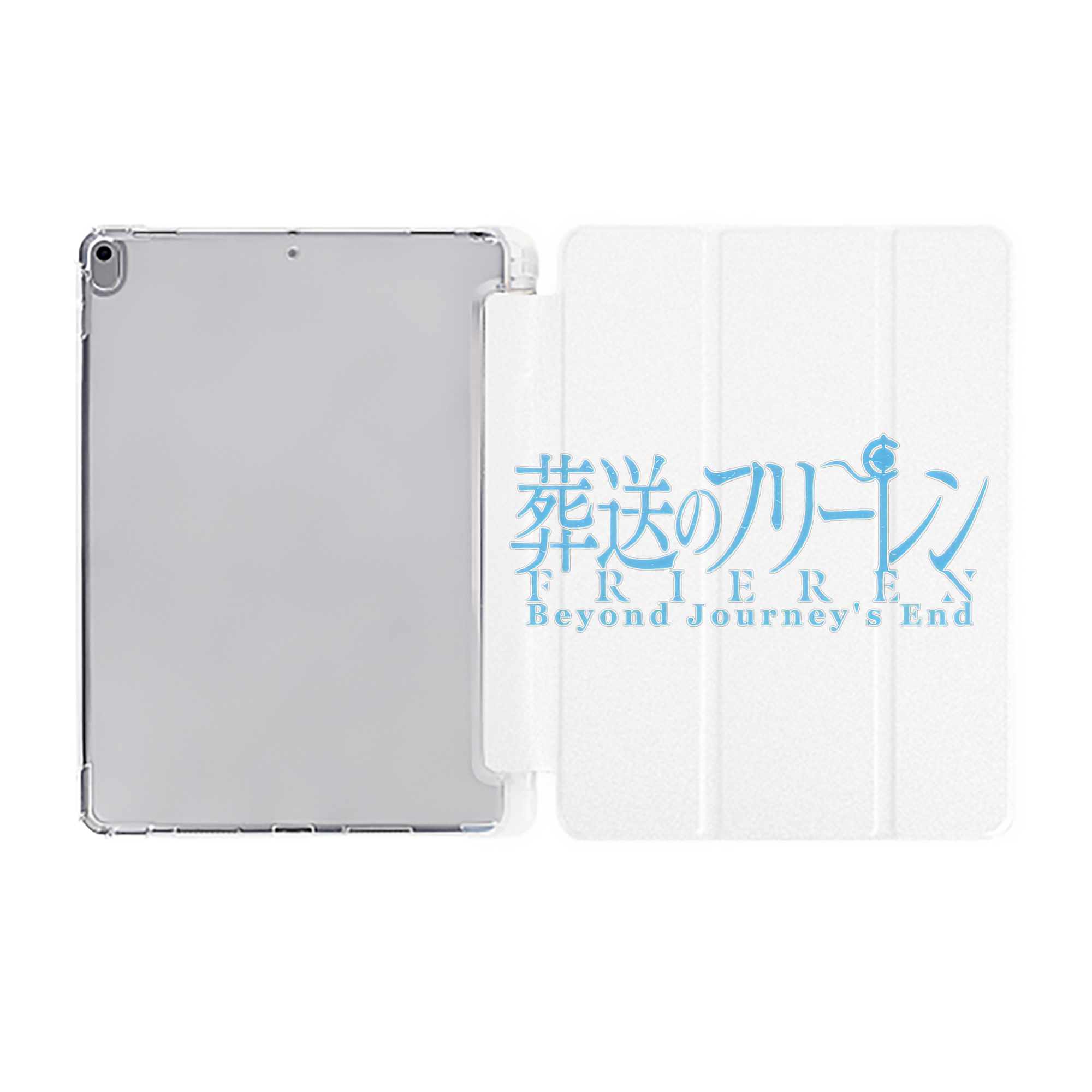 （画像用） 葬送のフリーレン Frieren IPad ケース ペン収納付き 三つ折りスタンド PUレザー×シリコン 対応機種9.5/10.5/10.9インチ